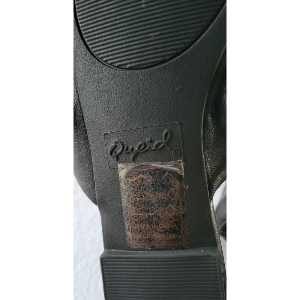 Qupid Womens Size 7 Slip On Black Suede Casual Pointed Toe Comfort Flats - Picture 7 of 7